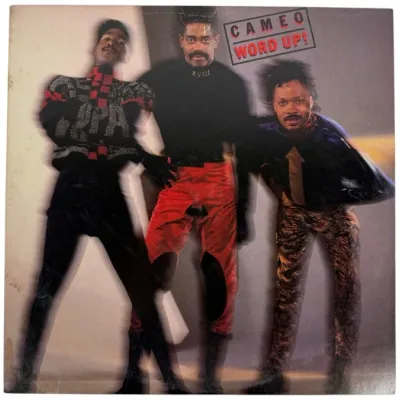 Sale Photo Thumbnail #113: Vinyl LP album cover for Cameo's "Word Up!", released in 1986, featuring original sleeve art with light edge wear.