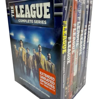 Sale Photo Thumbnail #190: The League: The Complete Series - Seven-Season Shiva Edition DVD box set, factory sealed in original plastic wrap.