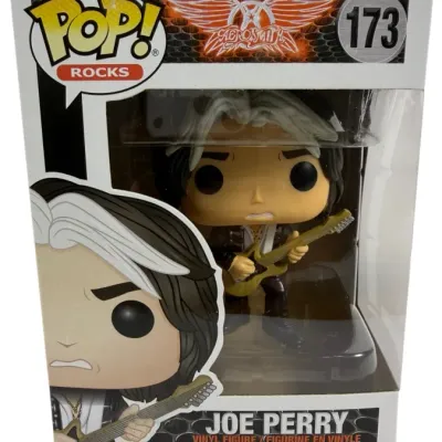 Sale Photo Thumbnail #204: Funko Pop! Rocks Aerosmith Joe Perry vinyl figure #173, new in original box.