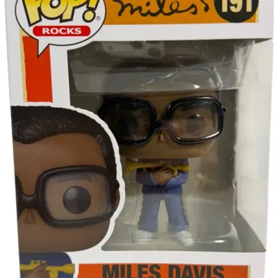 Sale Photo Thumbnail #202: Funko Pop! Rocks Miles Davis vinyl figure, number 191, brand new in its original unopened box.