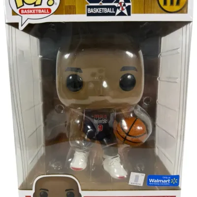 Sale Photo Thumbnail #178: Funko Pop! Basketball USA Michael Jordan vinyl figure #117, a Walmart exclusive collectible in original box.