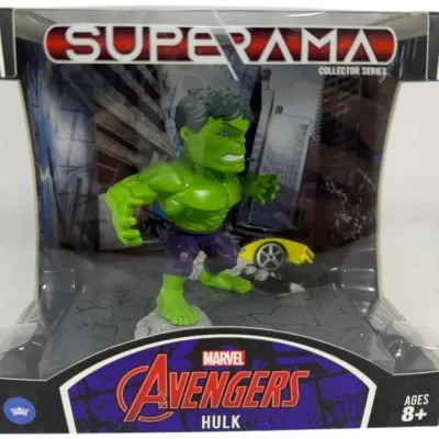 Sale Photo Thumbnail #208: Marvel Avengers Superama collector series Hulk figure, new in original box display.