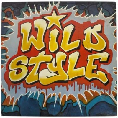 Sale Photo Thumbnail #115: Original 1983 vinyl soundtrack album cover for the classic hip-hop film Wild Style, featuring iconic graffiti art by Revolt.