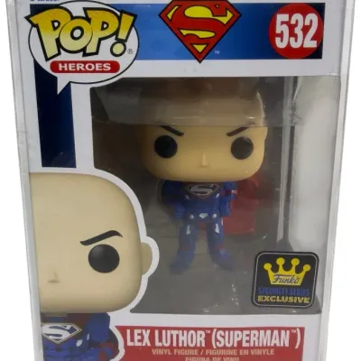 Sale Photo Thumbnail #185: Funko Pop! Heroes Lex Luthor (Superman) vinyl figure, #532, Funko Specialty Series Exclusive in clear protective case.