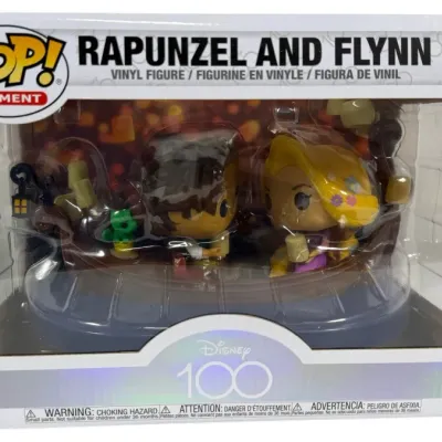 Sale Photo Thumbnail #59: Disney 100 Funko Pop! Moment Rapunzel and Flynn vinyl figure set #1324, new in box.