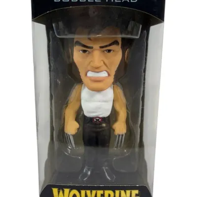 Sale Photo Thumbnail #74: Funko Wacky Wobbler Wolverine bobble-head figure, new in original box packaging.