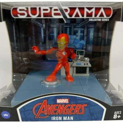 Sale Photo Thumbnail #211: The Loyal Subjects Superama Collector Series Marvel Avengers Iron Man diorama figure, new in original box.