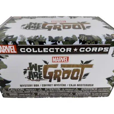 Sale Photo Thumbnail #162: Sealed Marvel Collector Corps "We Are Groot" 5-piece mystery subscription box.