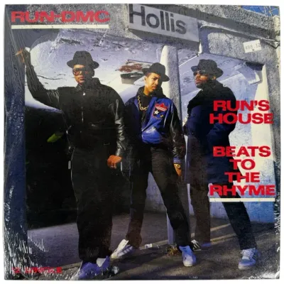 Sale Photo Thumbnail #110: Sealed 12-inch vinyl single cover for Run-D.M.C.'s 'Run's House' / 'Beats to the Rhyme', released in 1988 on Profile Records.
