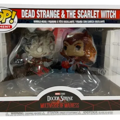 Sale Photo Thumbnail #55: Funko Pop! Moment #1027 Dead Strange & The Scarlet Witch vinyl figure set from Marvel Studios' Doctor Strange in the Multiverse of Madness, new in original box.