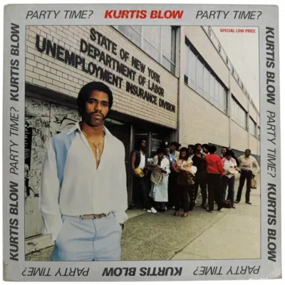 Sale Photo Thumbnail #119: Kurtis Blow "Party Time?" vintage vinyl LP album jacket, released by Mercury Records in 1983.