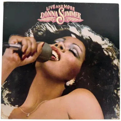 Sale Photo Thumbnail #114: Donna Summer "Live and More" double vinyl LP album jacket, released in 1978 by Casablanca Records.