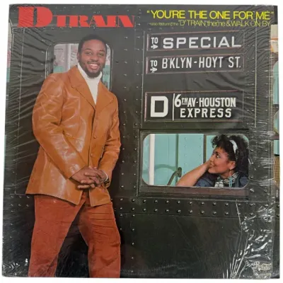 Sale Photo Thumbnail #120: D-Train 'You're The One For Me' 12-inch vinyl album in original shrink wrap, released on Prelude Records in 1982.