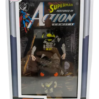 Sale Photo Thumbnail #102: Funko Pop! Comic Covers #18 Superman vinyl figure in its original packaging, depicting the Action Comics #644 cover.