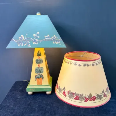 Vintage Table Lamp + Lampshade 