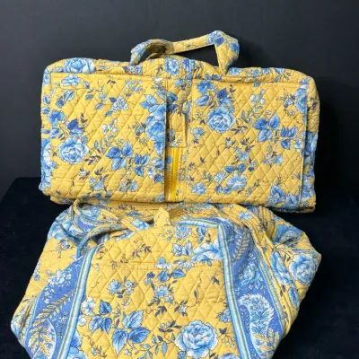 Quilted Keepers Luggage: Garment Bag & Weekender