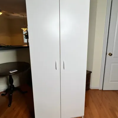 Storage Cabinet - 30x16x71 Inches 