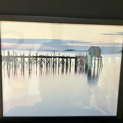 Peaceful Pier Print - 30x24 Inches 
