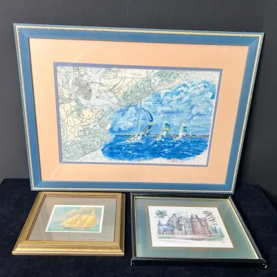 Prints: Coast Of Charleston, Ballhouse Castle Ferth 