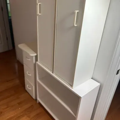 White Storage And Shelving Units
