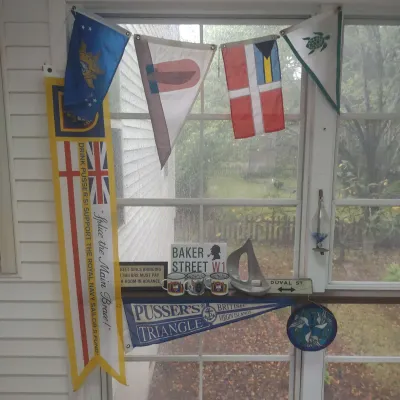 Pusser's Rum And Other Back Porch Decor 