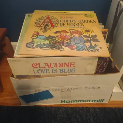 Box Of Vintage Records