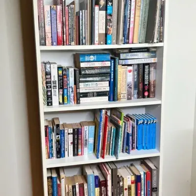 Bookcase Full Of All Sorts Of Titles