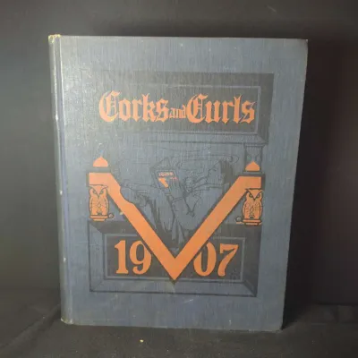 1907 Corks & Curls University Of Virginia Yearbook