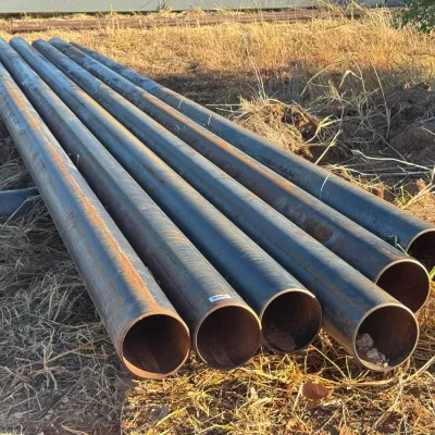 Sale Photo Thumbnail #3: Stack of heavy-duty tubular steel.