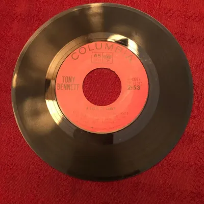 Tony Bennett – “A Taste of Honey” / “It’s a Sin to Tell a Lie” – Columbia 4-43073 – 45 RPM 7" Single