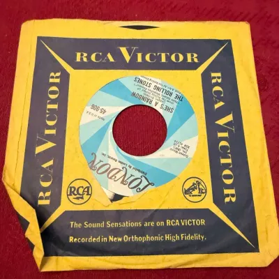 The Rolling Stones “She’s a Rainbow” / “2,000 Light Years from Home” London 45-906 Vintage Vinyl