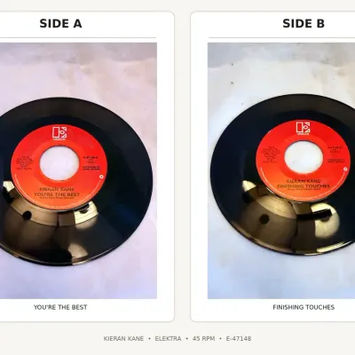 Kieran Kane “You’re the Best” / “Finishing Touches” Elektra 45 RPM Single, E-47148