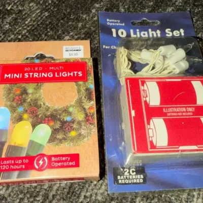 Two festive lighting sets for seasonal decorating