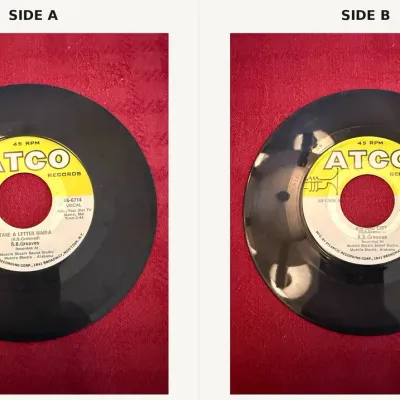 R.B. Greaves – “Take a Letter Maria” / “Big Bad City” – ATCO 45 RPM, 45-6714