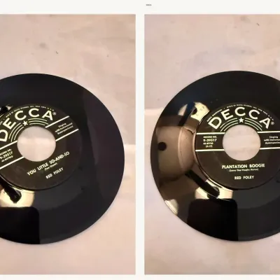 Red Foley – “You Little So-and-So” / “Plantation Boogie” – Decca 9-29517, 45 RPM