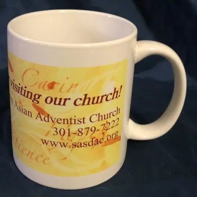 Southern Asian Adventist Church Visitor Coffee Mug – Christian Religious Ceramic Cup