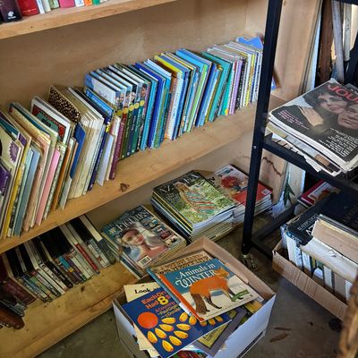 Sale Photo Thumbnail #36: Large collection of vintage books, children's storybooks, and magazines 