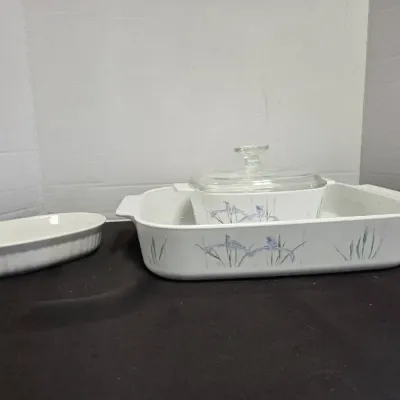 Vintage CorningWare Shadow Iris