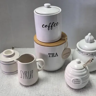 Coffee, Tea, Syrup & Honey Containers 