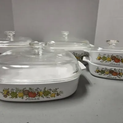 Vintage CorningWare "Spice Of Life" (L'ÉChalote La Sauge)