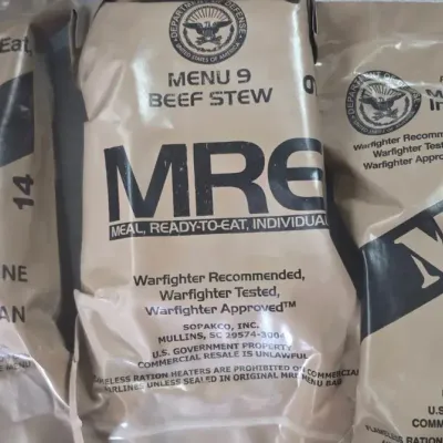 3 MRE Meals