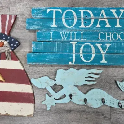 Wooden Hanging Signs