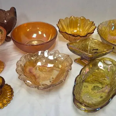 Colorful Iridescent Glass & Others