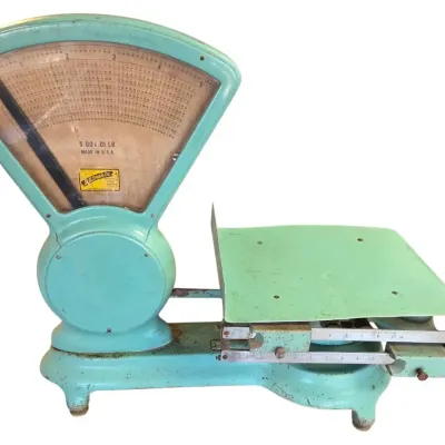 Vintage J.B. Dee & Co. Fan-Chart Computing Counter Scale