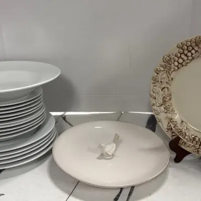 Assorted White Dishware