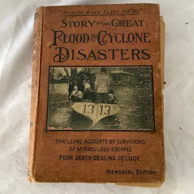 1913 Antique Disaster Book