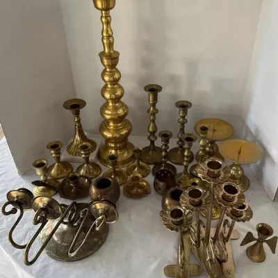 Brass Candlestick Holders