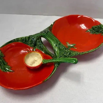 Maruhon Ware Tomato Dishes With Spoon