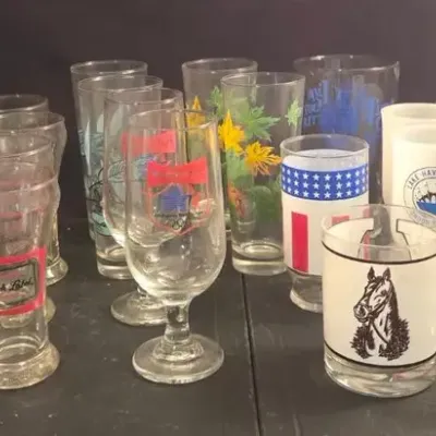 Large Collection Of Miscellaneous Glasses
