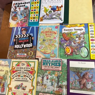 Vintage Kids Activity Books And Fairy Tales